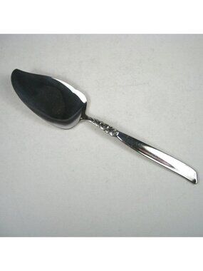 South Seas Pattern Oneida Community 1955 Vintage Silver Plated Pie Server Ornate